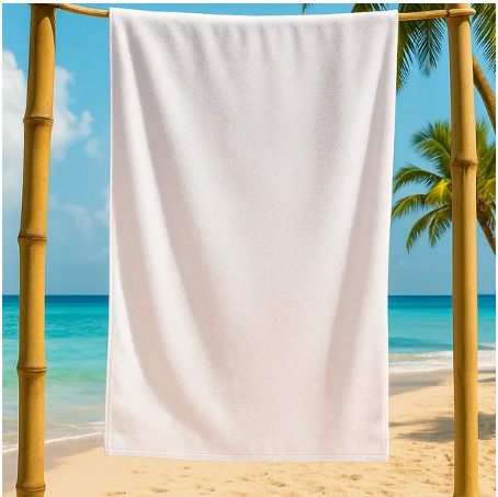 Toalhas de Praia Summer 70 cm  x 135 cm, 70% algodão e 30% poliéster, gramatura 240g/m²