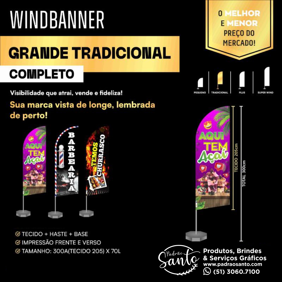 Wind Banner Tradicional