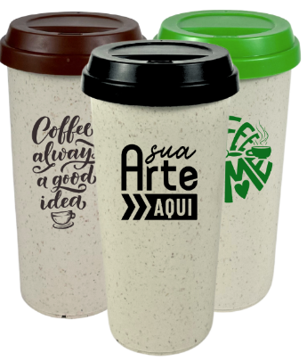 Copo Caldereta Eco c/ Tampa Bucks 450ml