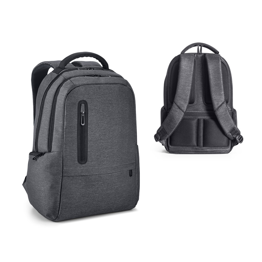 BOSTON. Mochila para notebook 17'' em Nylon 2Tone impermeável 26 L
