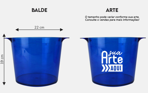 BALDE DE GELO 5,5L