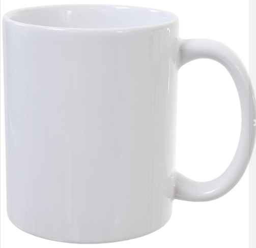 Canecas De Cerâmica Branca 325Ml