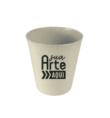 Copo Caldereta 300ml Eco/Fibra Celulose Tampa Café