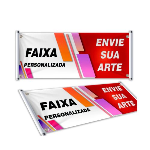 Faixa de Lona 140x60cm