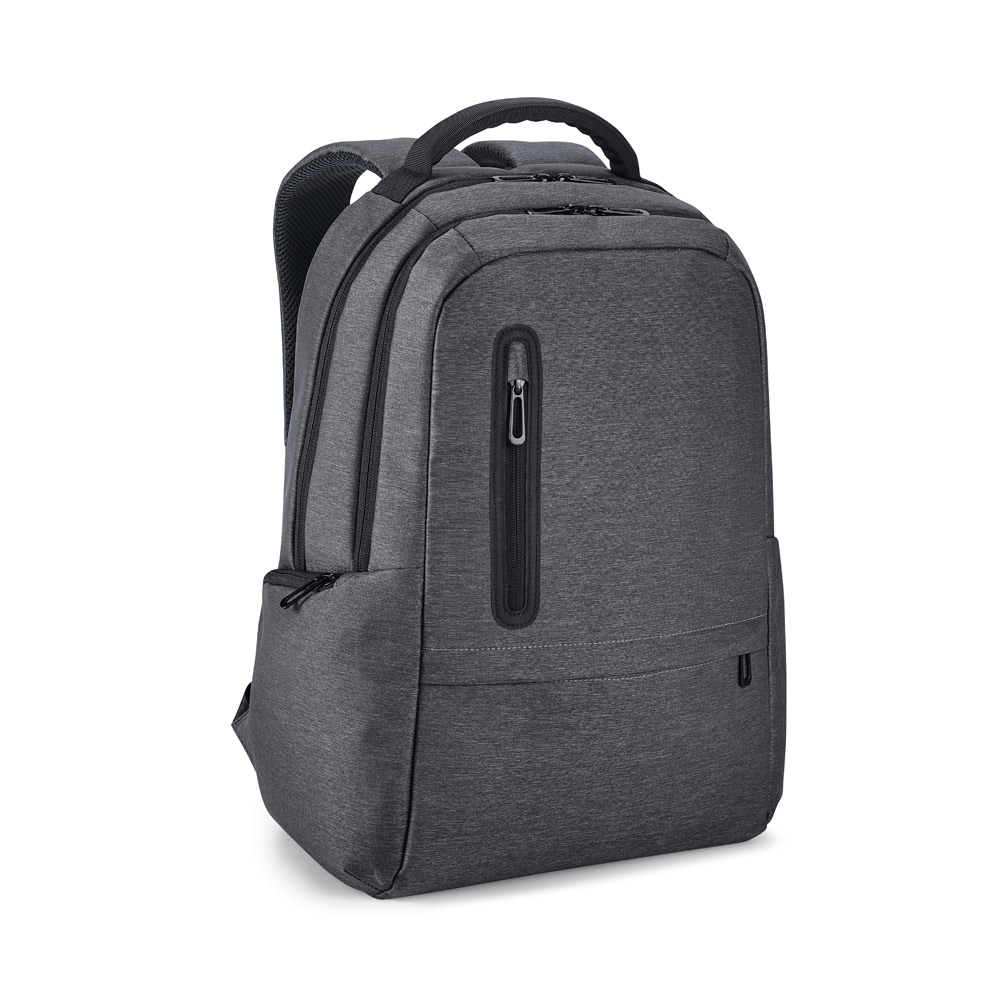 BOSTON. Mochila para notebook (17'') em Nylon 2Tone impermeável com dois compartimentos forrados e almofadados (20 L)
