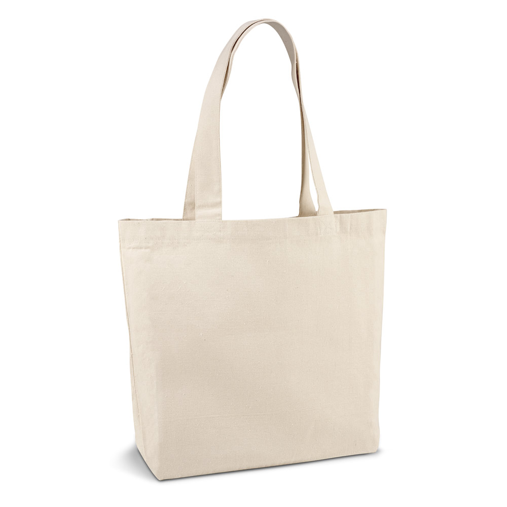 BETO. Sacola 100% algodão canvas (280 g/m²) com bolso interior