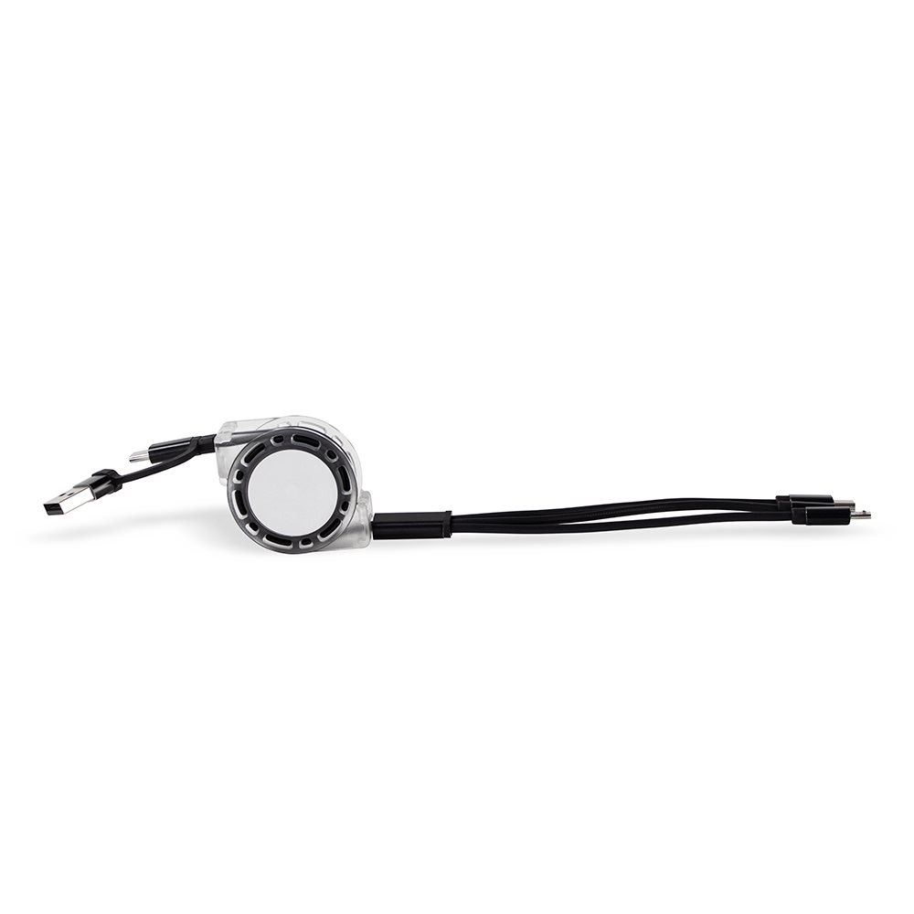CABO USB RETRÁTIL 3 EM 1