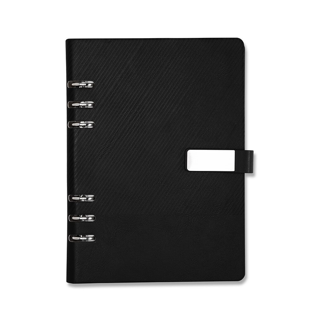 CADERNO FICHÁRIO COURO SINTÉTICO