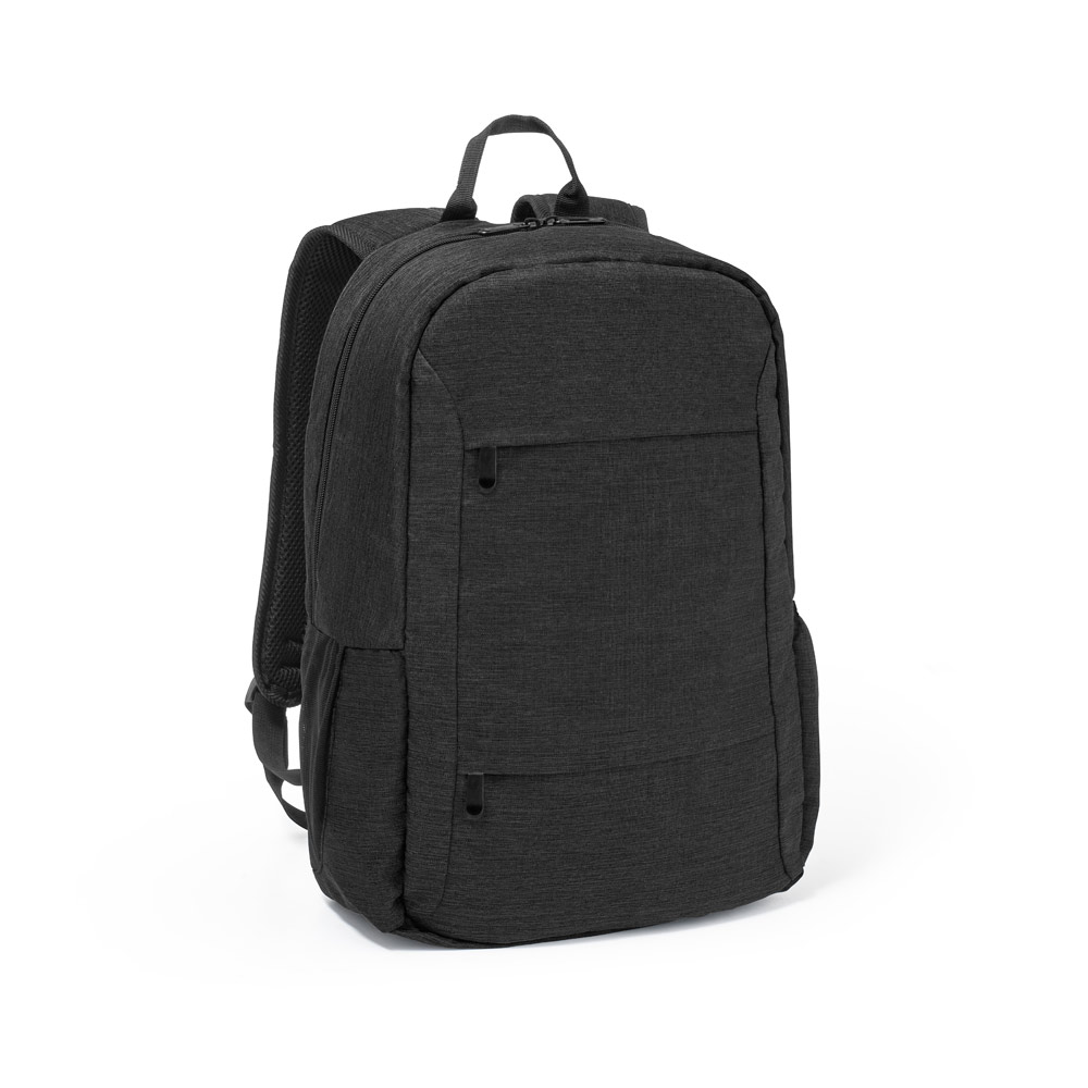 BUSINESS. Mochila para notebook (15'6") em poliéster reciclado 300D com compartimento almofadado (18 L)