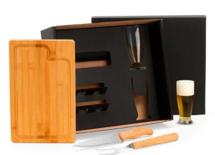 Kit Para Churrasco Com Copos - 5 Pçs