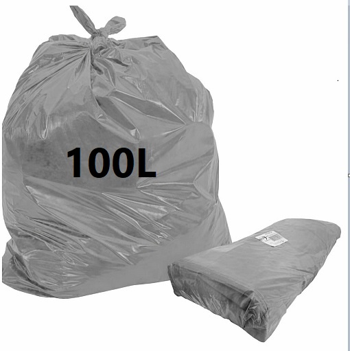SACO DE LIXO CINZA 100L CRONOS PREMIUM C/100 - 70X85X0,05