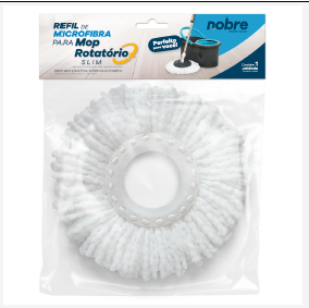 REFIL MOP GIRATORIO NOBRE MICROFIBRA