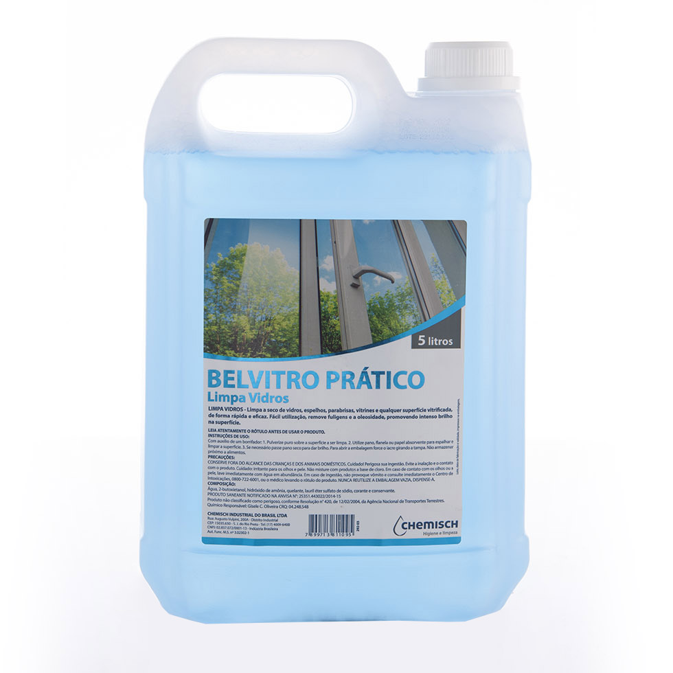 LIMPA VIDROS 5L CHEMISCH BELVITRO