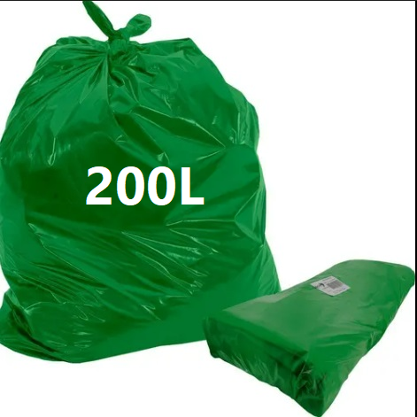SACO DE LIXO VERDE 200L CRONOS PREMIUM C/100 - 90X115X0,07