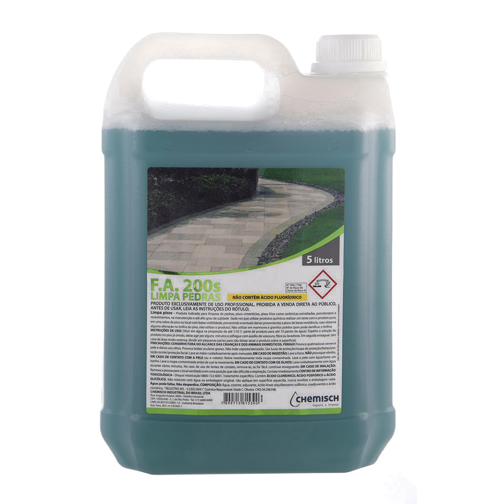 LIMPA PEDRA 5L CHEMISCH F.A 200S VERDE