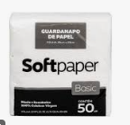 GUARDANAPO PAPEL SOFTPAPER 29x29 GDE C/50