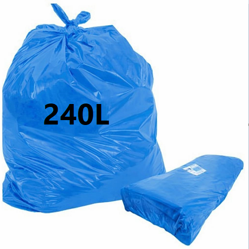 SACO DE LIXO AZUL 240L CRONOS PREMIUM C/100