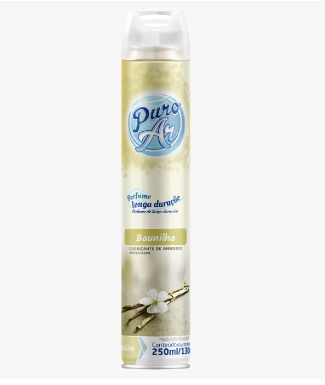 PURIFICADOR DE AMBIENTES PURO AR 250ML BAUNILHA
