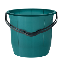 BALDE PLASTICO 8L C/ALCA ARQPLAST