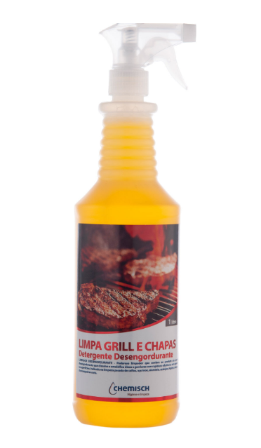 DESENGORDURANTE 1L CHEMISCH LIMPA CHAPA E GRILL