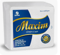 GUARDANAPO PAPEL MAXIM 23x22 PEQ C/50