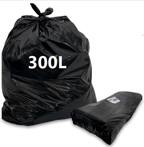 SACO DE LIXO PRETO 300L CRONOS PREMIUM C/50 - 130X130X0,09