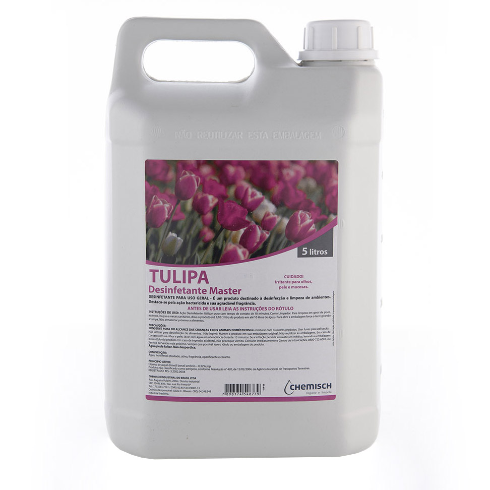 DESINFETANTE 5L CHEMISCH TULIPA CONCENTRADO