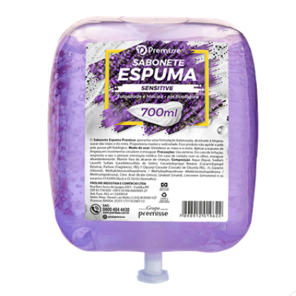 SABONETE ESPUMA 700ML PREMISSE SENSITIVE
