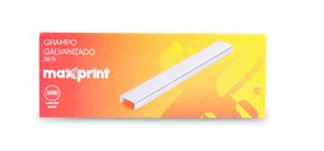 GRAMPO PARA GRAMPEADOR 26/6 NINESTAR GALVANIZADO C/5000