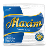 GUARDANAPO PAPEL MAXIM 31x30 GDE C/50