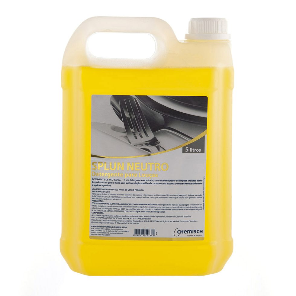 DETERGENTE CONCENTRADO SPLUN 5L CHEMISCH