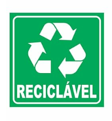 ADESIVO COLETA SELETIVA - RECICLAVEIS
