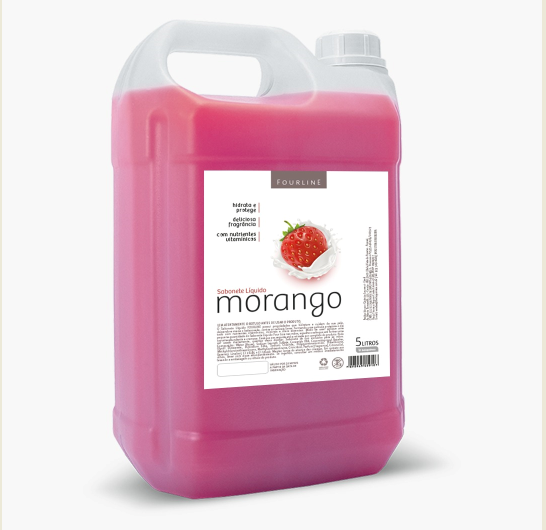 SABONETE LIQUIDO 5L FOUR LINE MORANGO