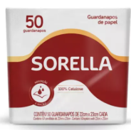 GUARDANAPO PAPEL SORELA 22x23 PEQ C/50