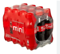 REFRIGERANTE COCA COLA 200ML PET C/12