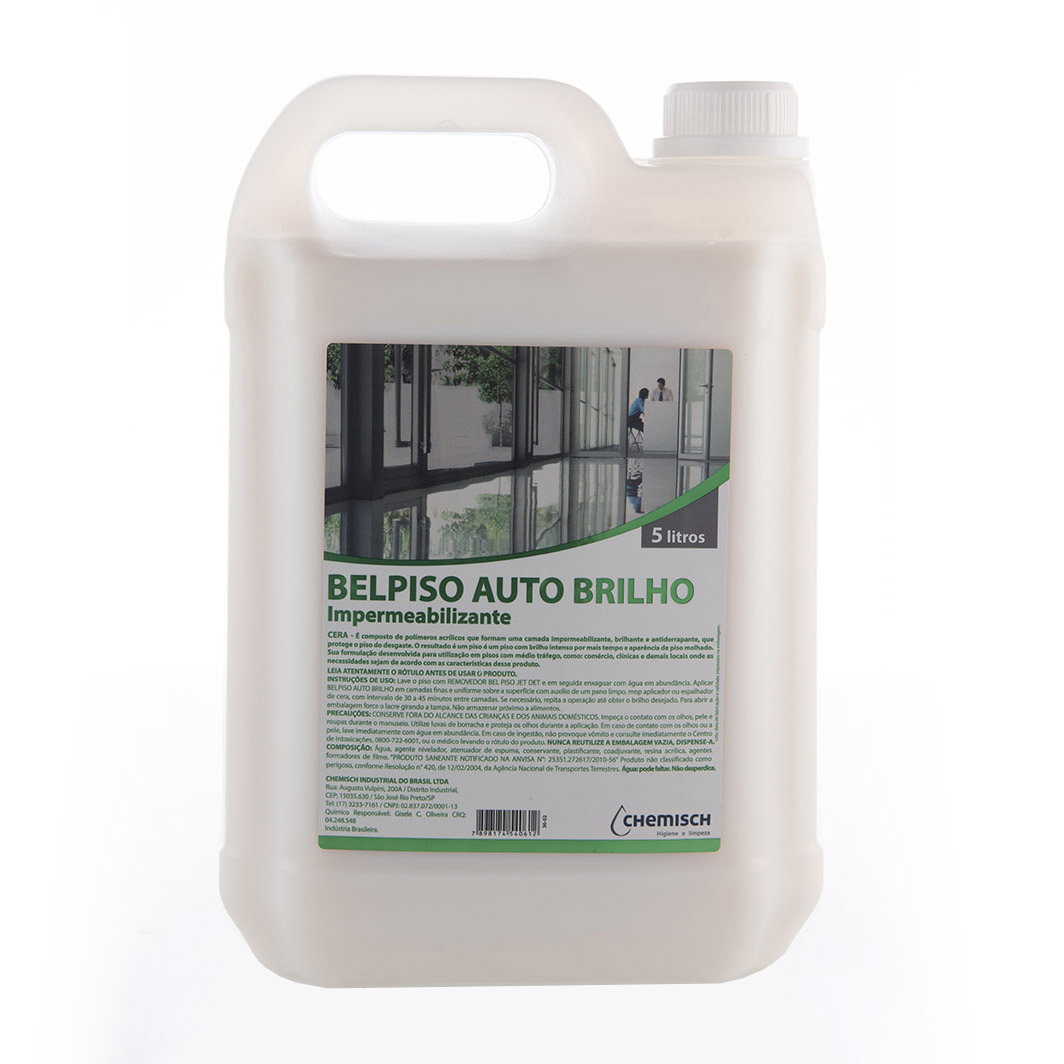 CERA IMPERMEABILIZANTE 5L CHEMISCH AUTO BRILHO INCOLOR