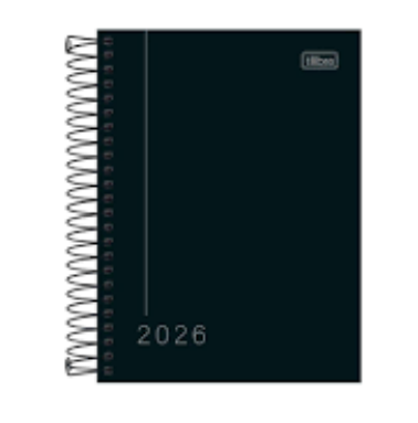 AGENDA 2026 TILIBRA PEPPER ESP PRETA 117X164MM 160F
