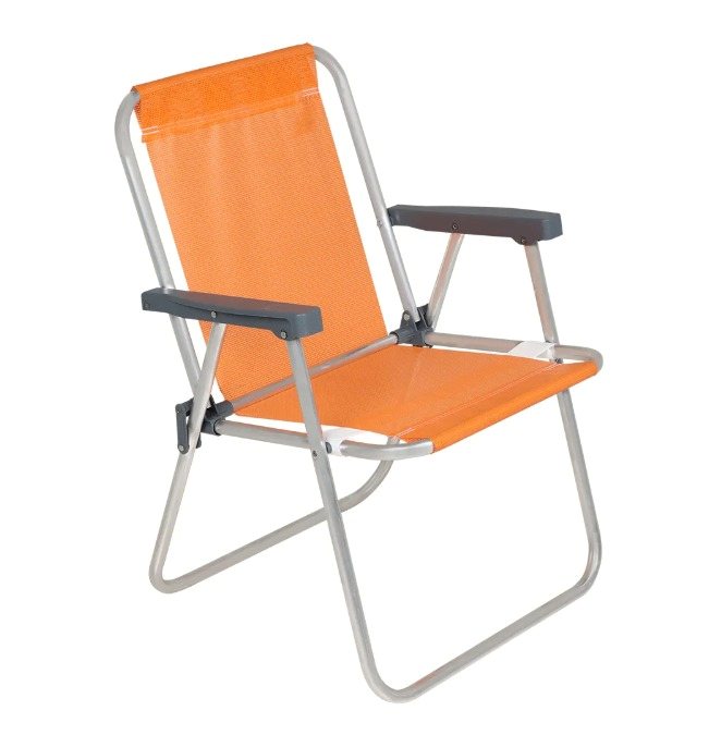 CADEIRA DE PRAIA LARANJA