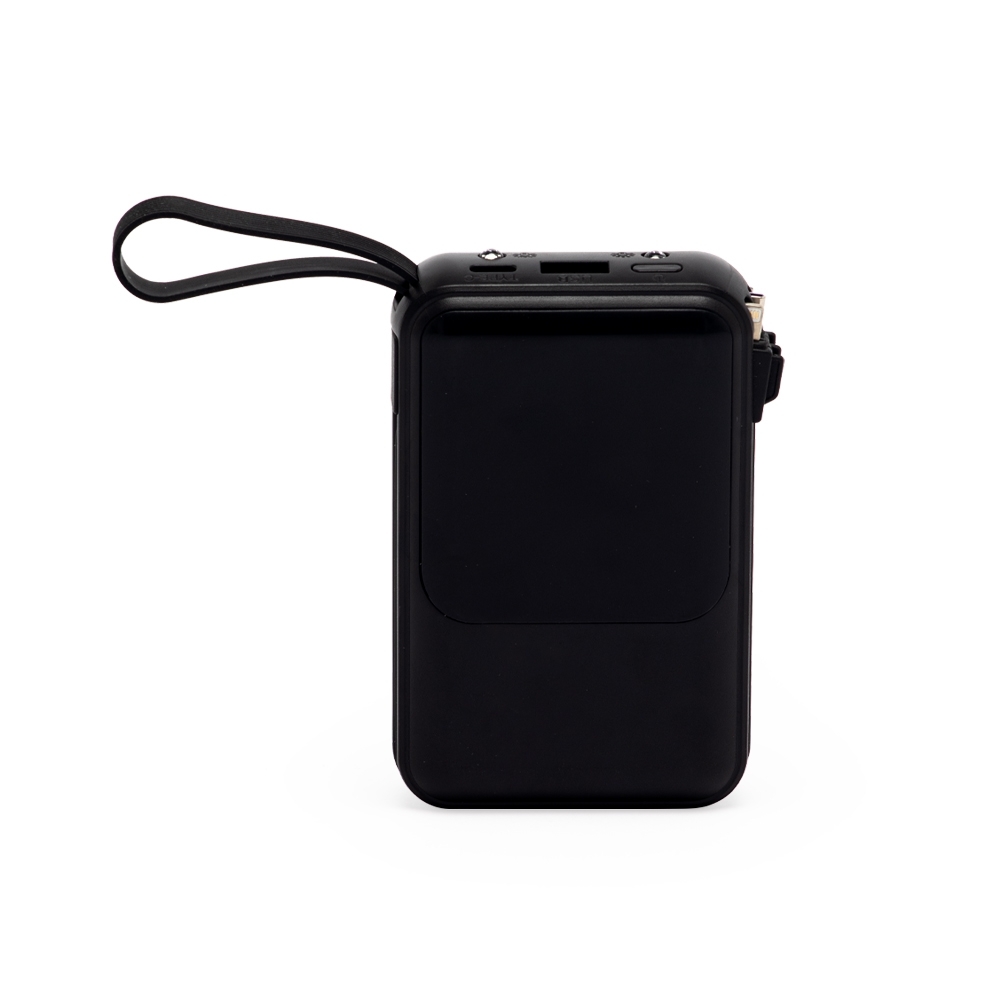 POWER BANK 10.000MAH COM LANTERNA E MULTISSAÍDAS
