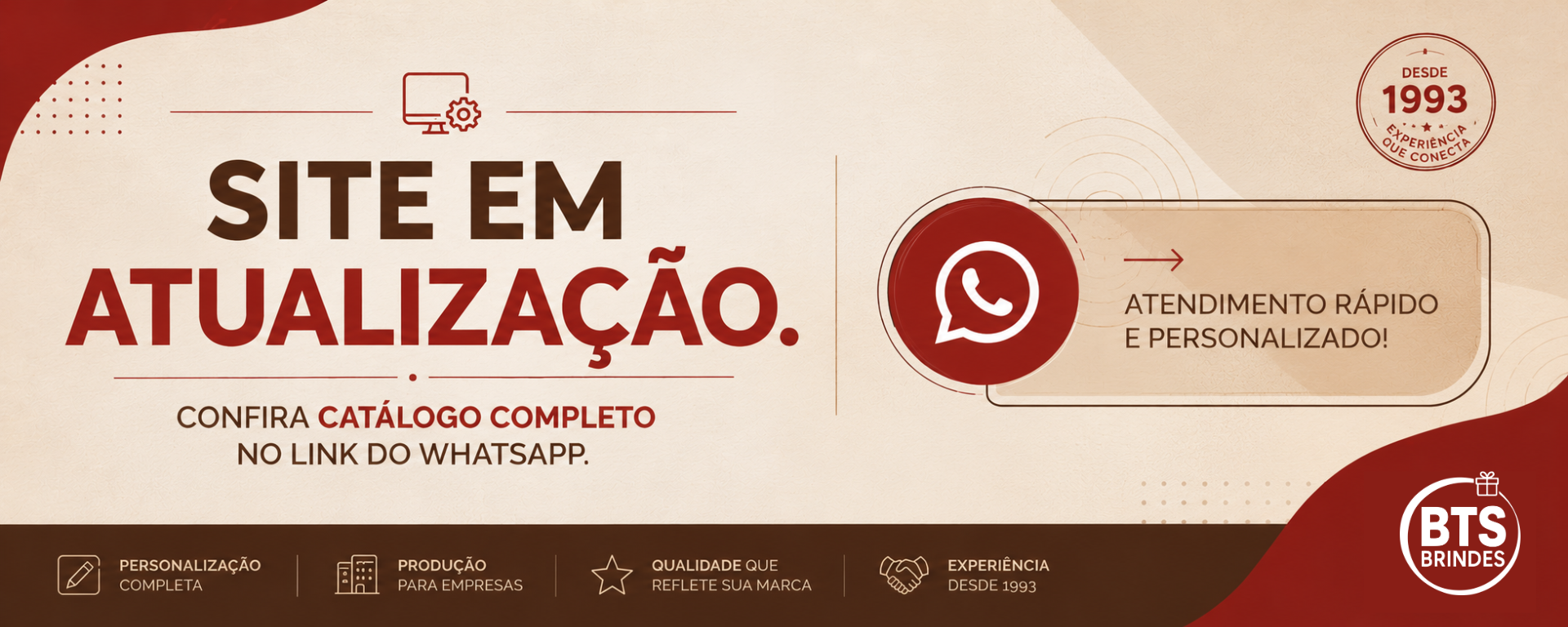 Site em atualização